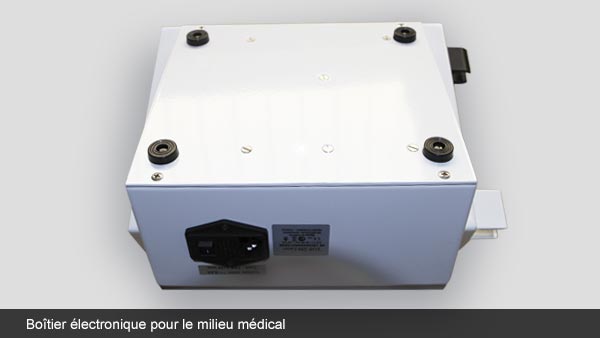 Boitier electronique pour le milieu medical